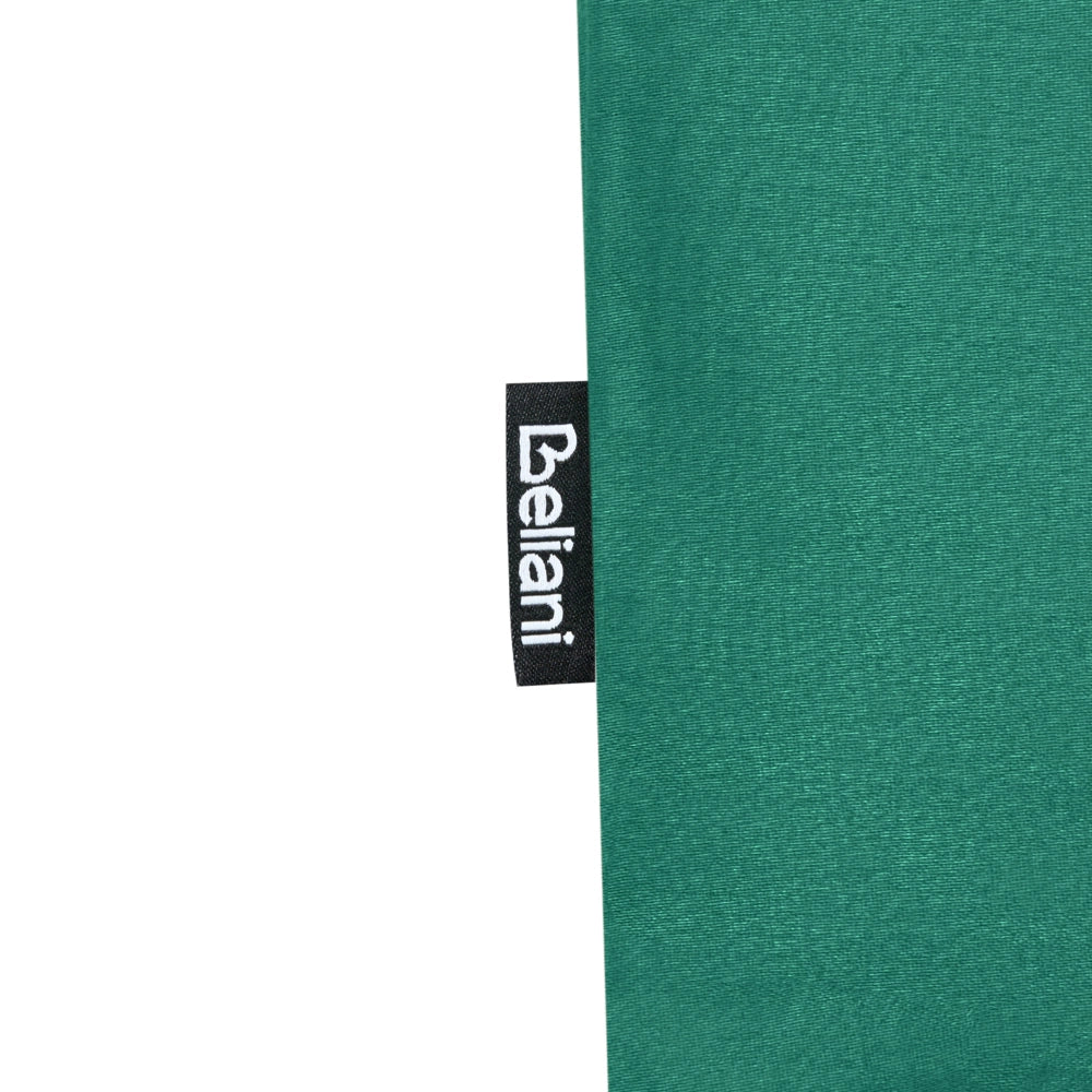 Set copripiumino e federa in cotone satinato verde 150 x 200 cm per una camera da letto moderna