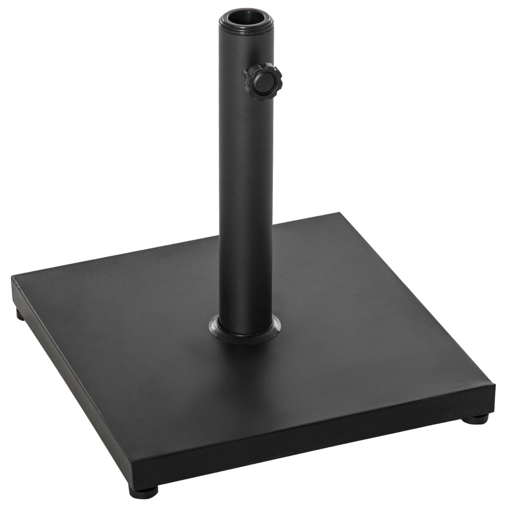 Base per Ombrellone in Cemento 13kg ¨C zephmum ¨C 40x40x43cm, Nero