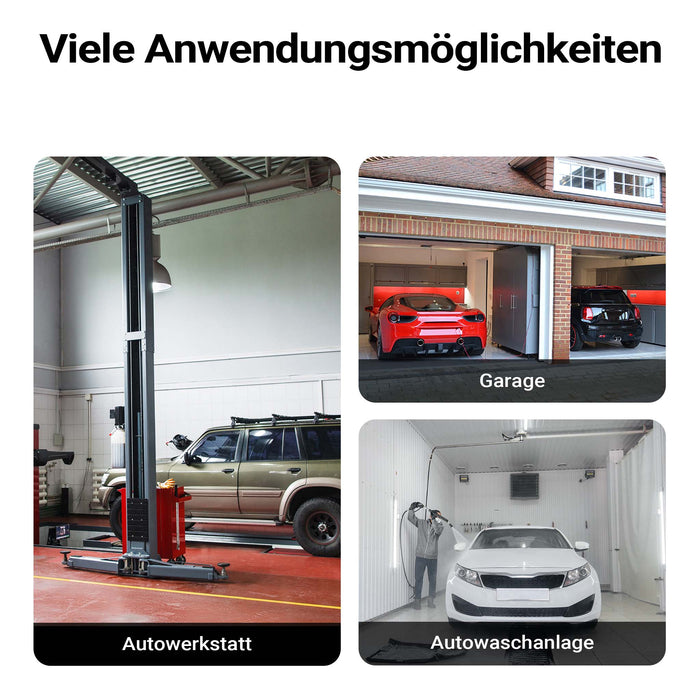 Cunei per camper auto 2 pz. max 3 t 700x200x78 mm Rampa di livellamento in plastica