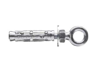 TASSELLO IN ACCIAIO CON OCCHIOLO CHIUSO LE/OC- - ø 10x45mm, 6 MA - 50 pezzi ELEMATIC