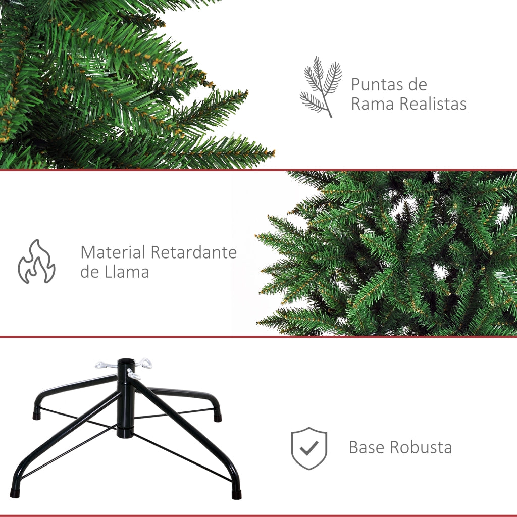 Albero di Natale Artificiale con Supporto ¨C Xylo ¨C 210cm 865 Rami Verde