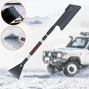 Sneeuwschep compattibile per inverno - rimuovi neve e ghiaccio con facilità | Manico ergonomico, robusto attrezzo per neve, schep multifunzionale per la rimozione di neve e ghiaccio, schep ripiegabile, attrezzo per neve invernale