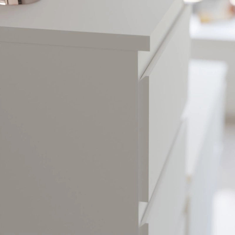 Cassettiera Morgan 3 cassetti 77.2x79.8x42.2 cm. colore bianco
