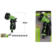 Trade Shop - Pistola Spruzzo A 7 Getti Irrigazione Tubo Pompa Acqua Giardino Regolabile 90010 -