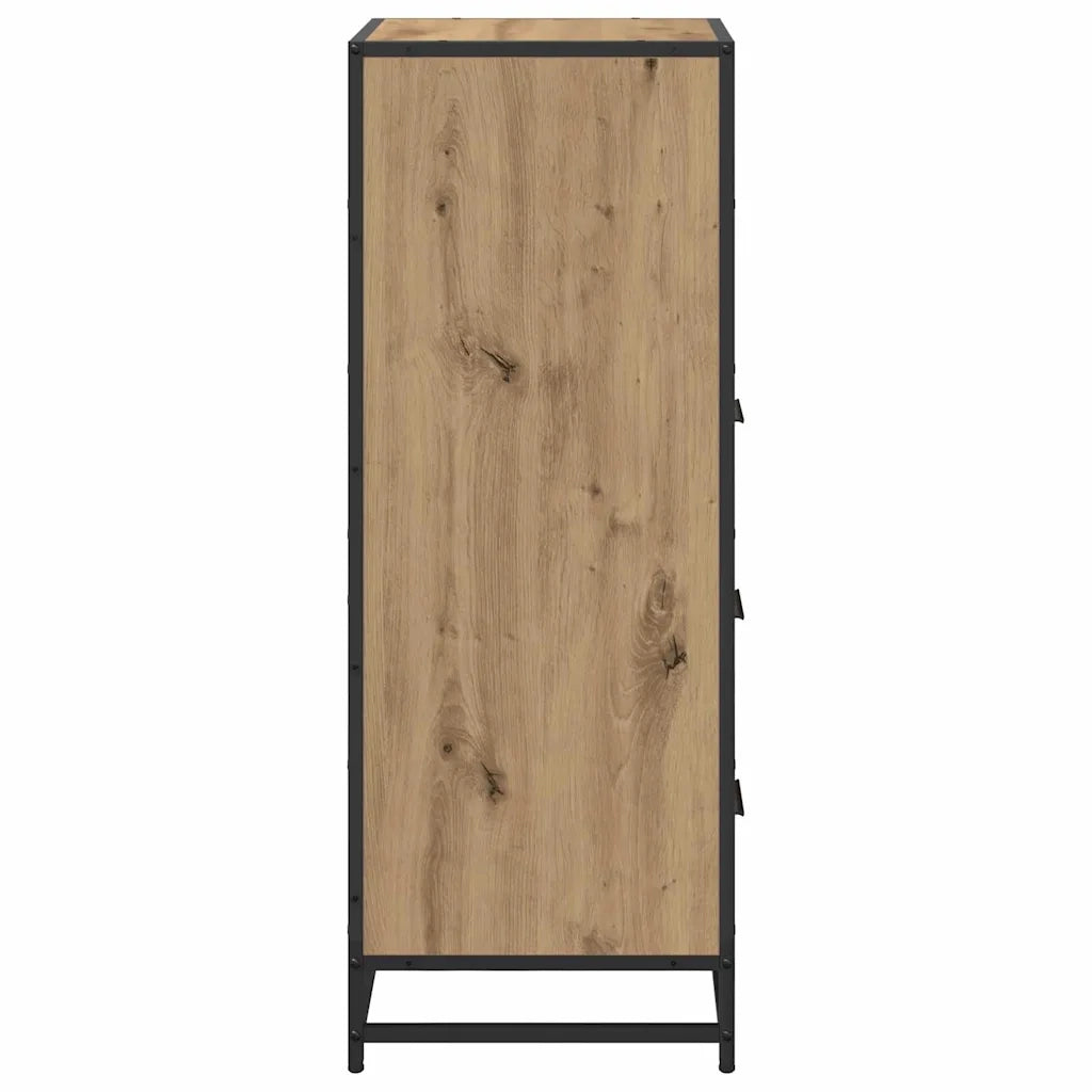 Set di mobili per il bagno con cassetto Rovere artigianale 883606
