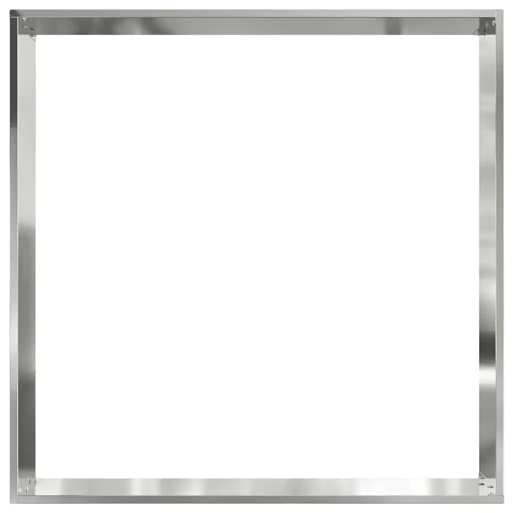 Bordura per Prato 6 pcs Argento 60 x 60 x 13 cm Acciaio zincato 874741
