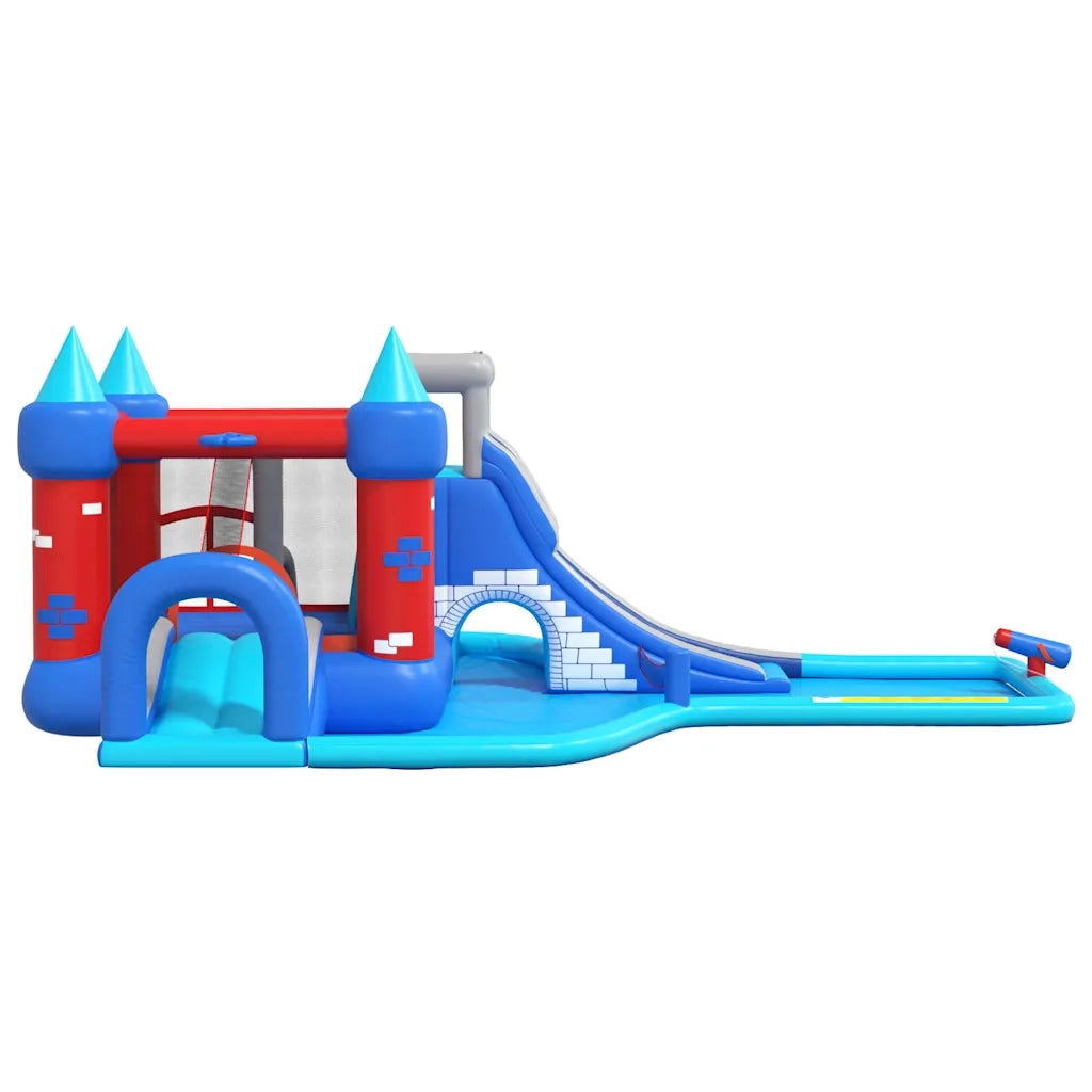 Happy Hop Parco Giochi Gonfiabile Bagnato e Asciutto 590x390x225cm PVC 93450