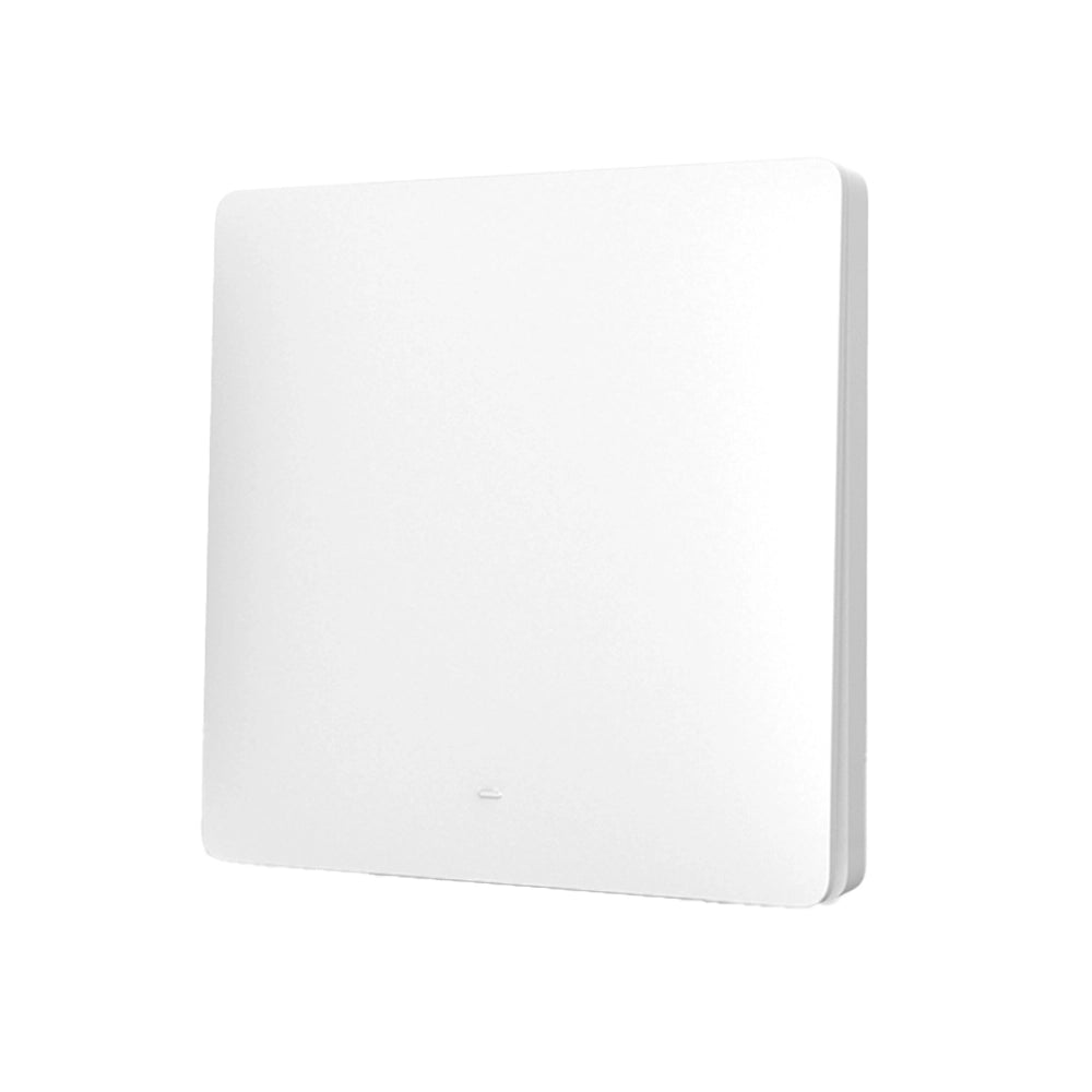 Interruttore RF Wireless Telecomando Senza Batteria 1 Tasto RF 433MHz Generatore Corrente Automatico 1 Tasto Quadrato Per Scatola 502 IP20 Bianco