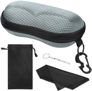Supporto occhiali solari portatile - Ultralite - Unisex - Chiusura metallica a gancio - Tasca impermeabile - Alta sicurezza - Custodia occhiali