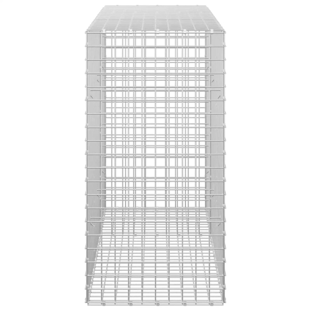 Gabione con filo da 5 mm e rete da 5x5 cm 150x50x100 cm 3464253