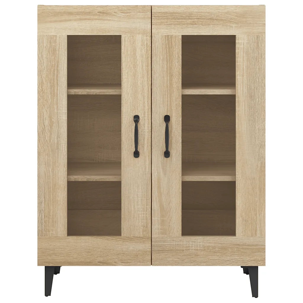 Credenza-Buffet-Armadio da cucina Rovere Sonoma 69,5x34x90 cm in Legno Multistrato 138072