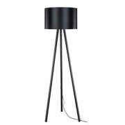 Lampada da terra 36x136,5 cm tessuto nero