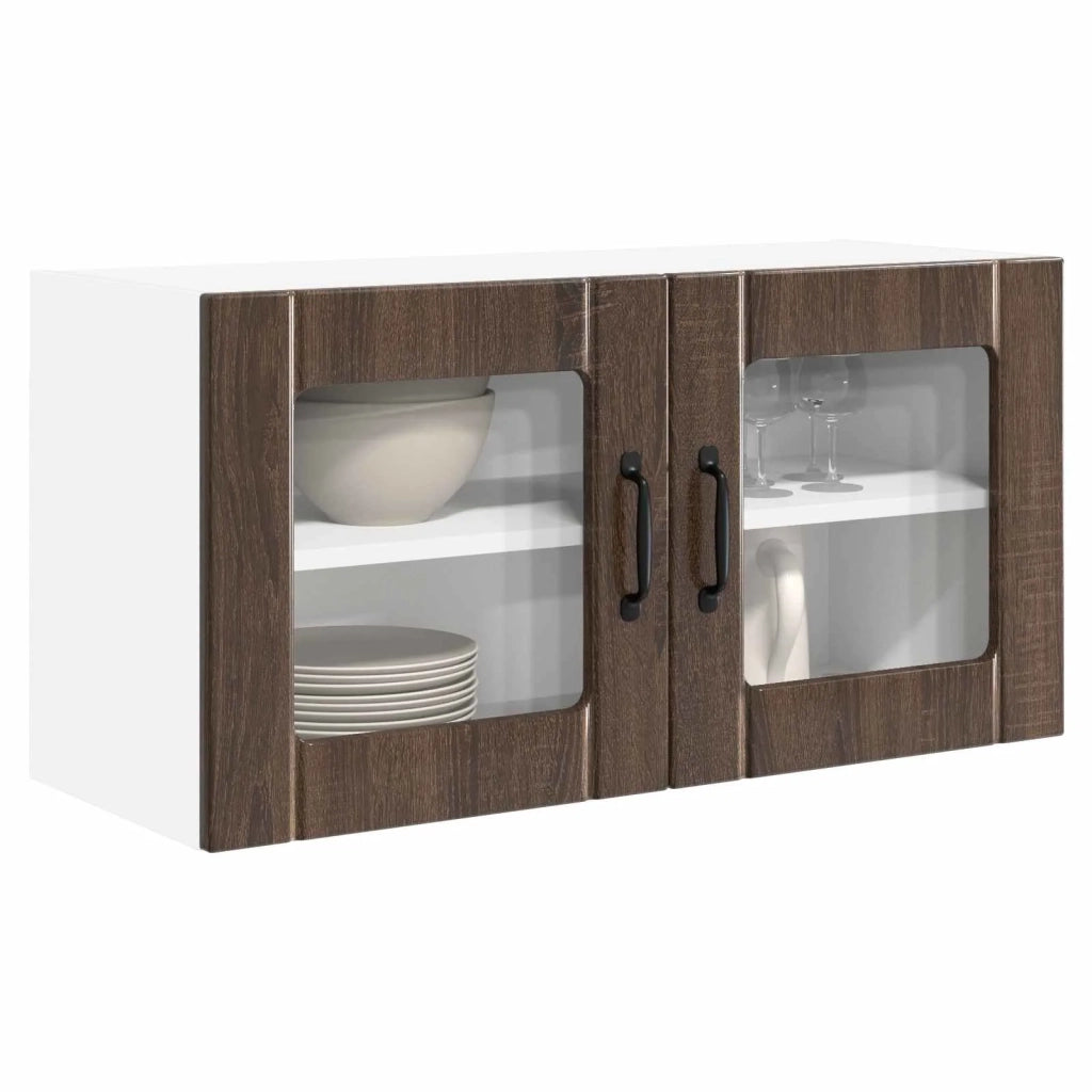 Mobile da cucina con lo scaffale-Armadio da cucina Rovere Marrone 80 x 31 x 40 cm 976032