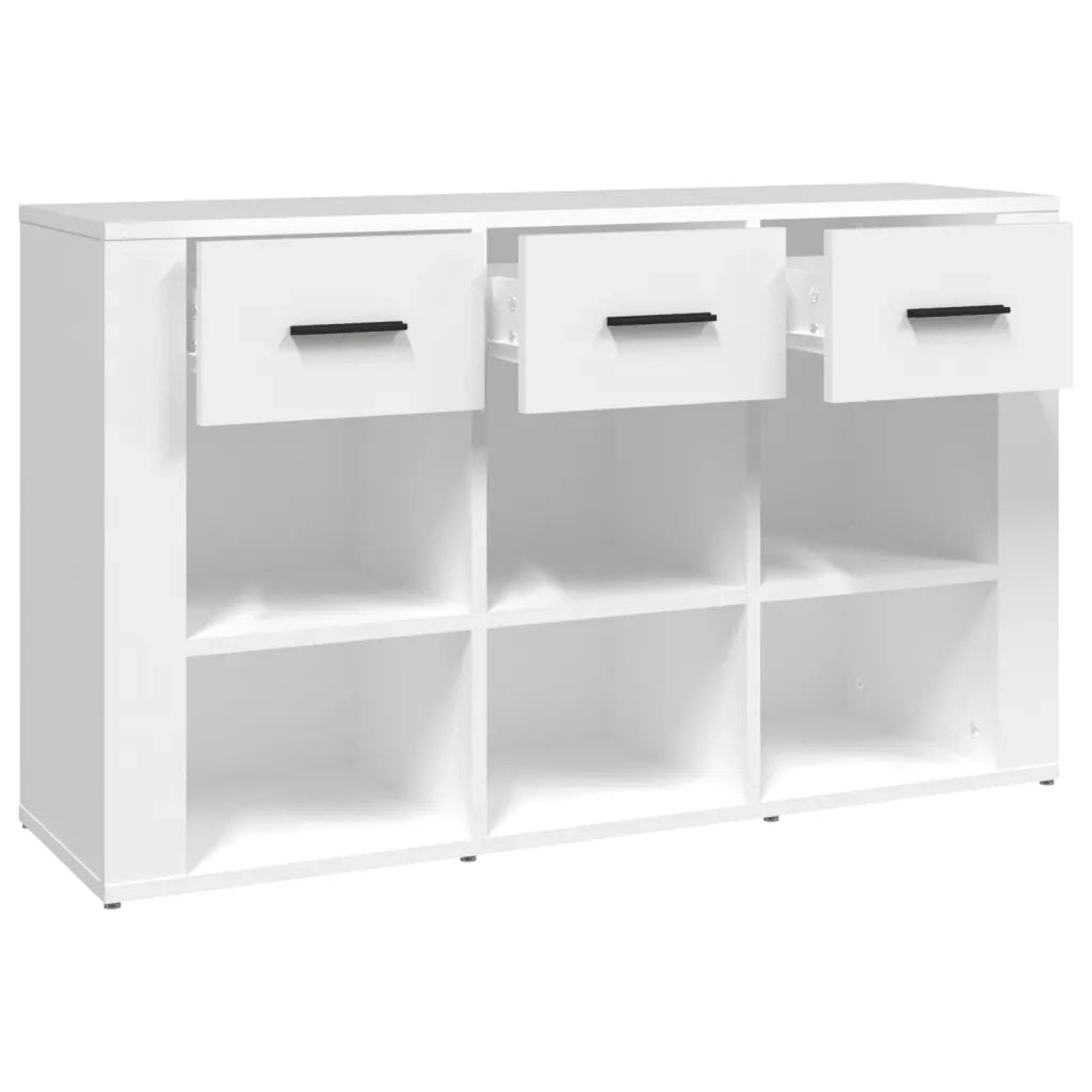 Credenza Bianca 100x30x59,5 cm in Legno Multistrato