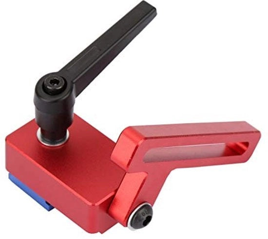 Blocco per T-Rail 30 mm in lega di alluminio - Progettazione ergonomico - Lavorazione in legno - Blocco di fermatura per T-Rail - Alta durata - Blocco di fermatura per T-Rail con lunga durata