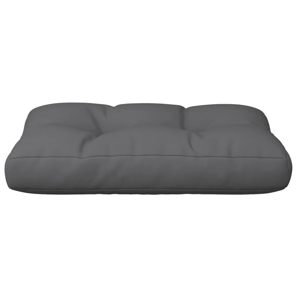 Cuscino per Pallet Antracite 60x40x12 cm in Tessuto 360557