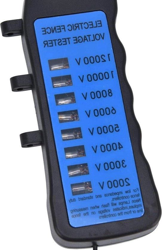 Recinzione elettrica 12kV Testatore di isolamento - 12000V - Impermeabile - Agricoltura.