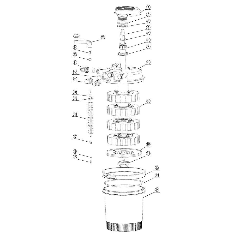 Filtro a pressione UVC da 11 Watt per stagni fino a 6000 litri 16_0001941