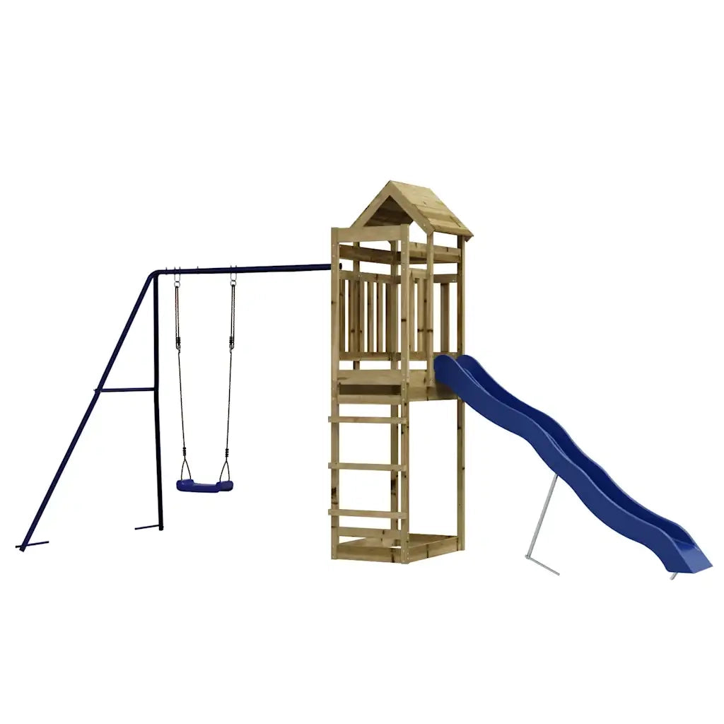 Set da Gioco da Esterno in Legno di Pino Impregnato 3156963
