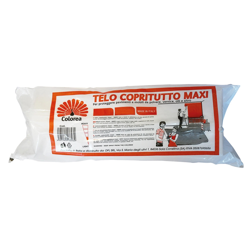 TELO COPRITUTTO MAXI mt 4 x 4 - gr. 250- 70 pezzi  - COLOREA