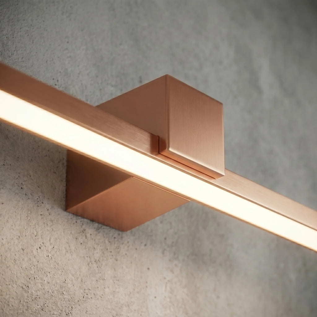Applique Da Bagno Led Swe054-1w 80 Cm Copper Brush