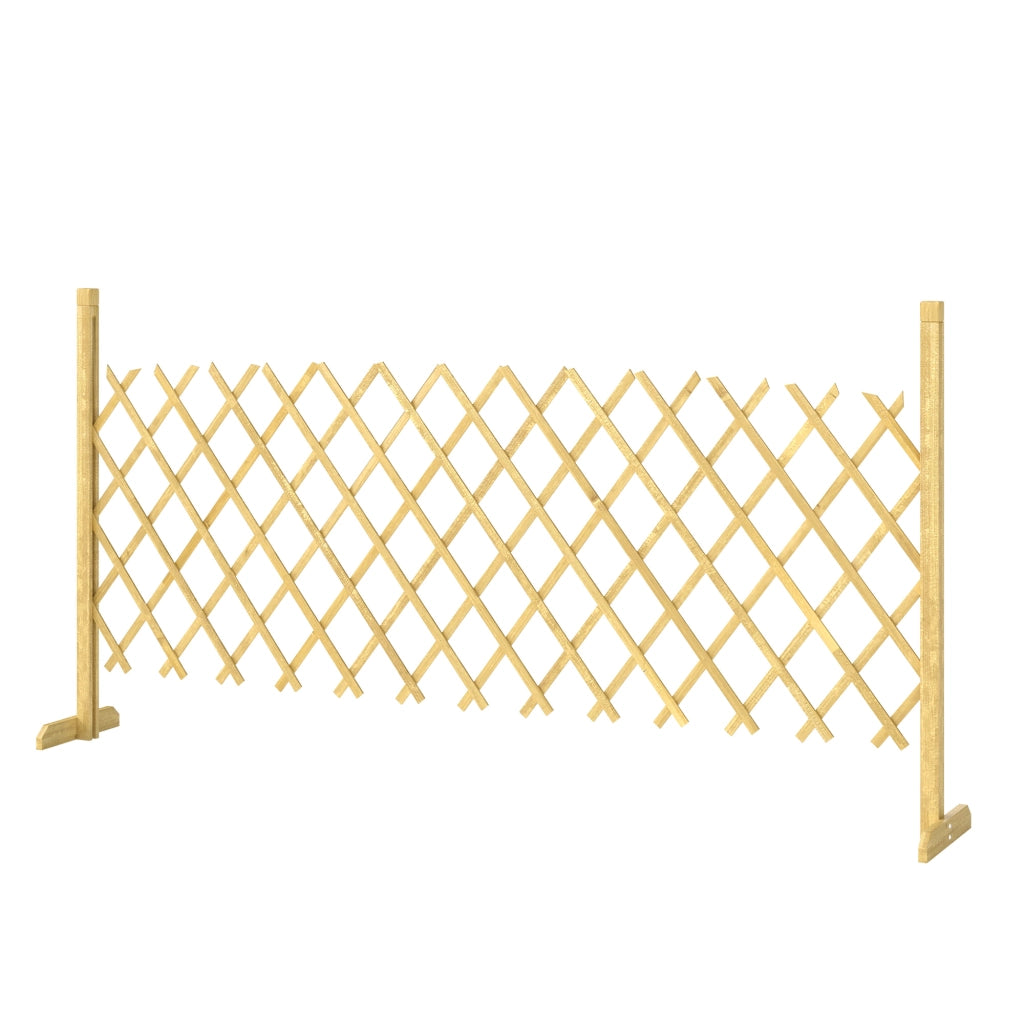 Barriera per Bambini in Legno Pino ¨C zephmum ¨C Naturale 180x30x90 cm