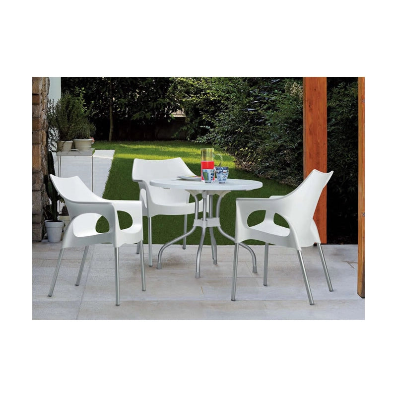 SET 4 SEDIE OLA TECNOPOLIMERO SCAB DESIGN MADE IN ITALY - Cacao 72
