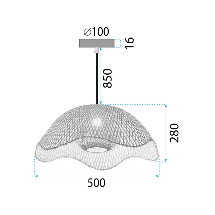 Lampada Boho APP1633-1CP