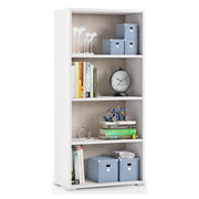 Biblioteca Aky, Libreria 3 Ripiani Made in Italy, 60x30x130h cm Bianco