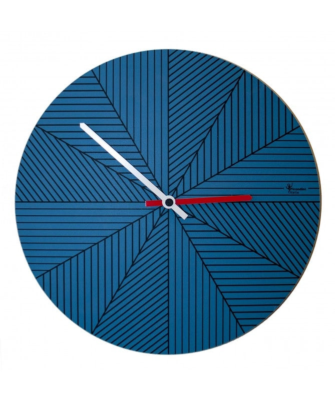Orologio da parete Cronofilla con stampa in mdf 4 stagioni Made in Italy