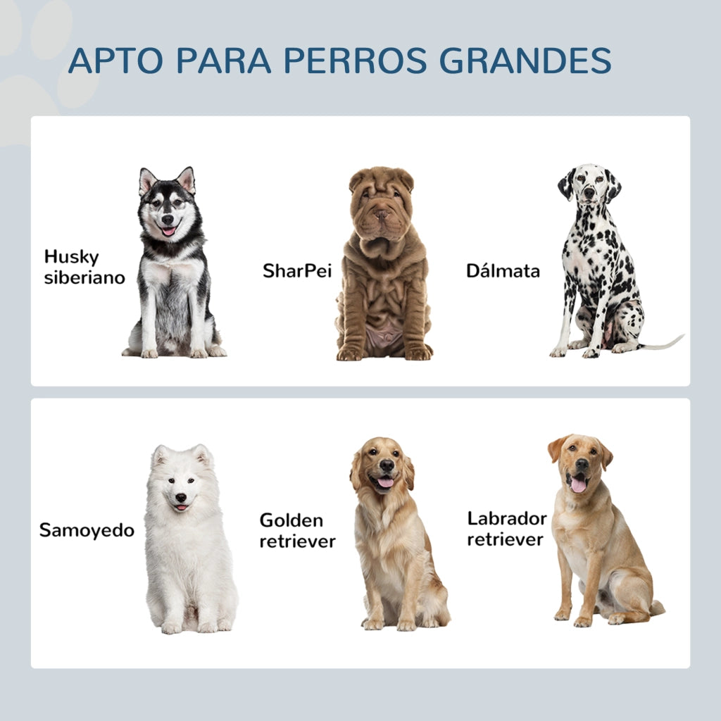 Tavolo per cani rialzato con alimentatore lento estraibile e abbeveratoio in acciaio inox ¨C Zephmum ¨C Rovere