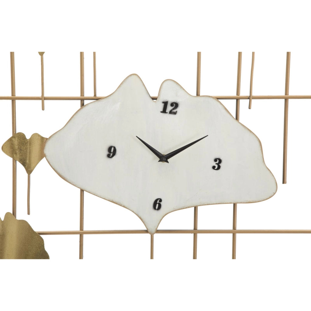 Orologio da Parete VKH238, Oro, Metallo, 75,5x3,5x133 cm