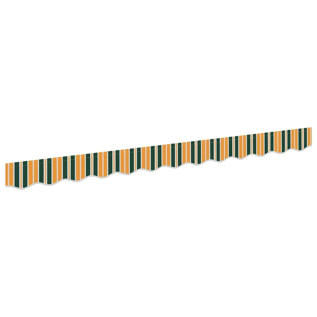 Tenda a Braccio Verde e giallo 330 x 20 cm Tela 42000801