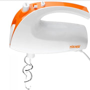 Trade Shop - Sbattitore Elettrico 5 Velocità Con Accessori In Acciaio Inox 150w Bianco -