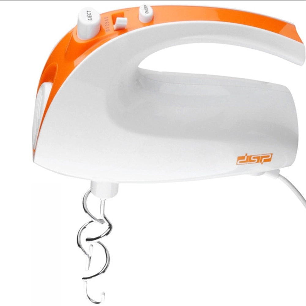 Trade Shop - Sbattitore Elettrico 5 Velocità Con Accessori In Acciaio Inox 150w Bianco -