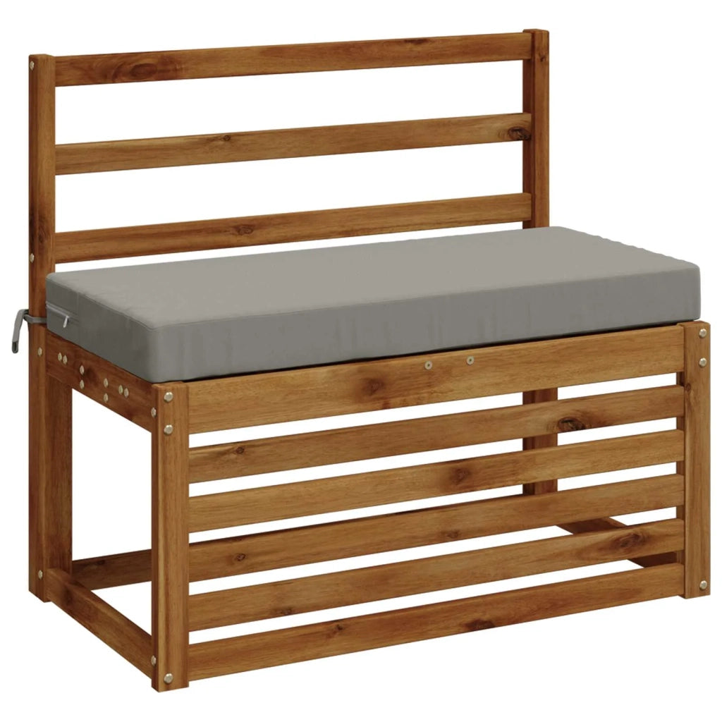 Cuscino per panchina SOEST 100% Poliestere Grigio 949582