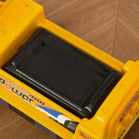 Escavatore Ruspa Cavalcabile 90x28x58 cm per Bambini Giallo