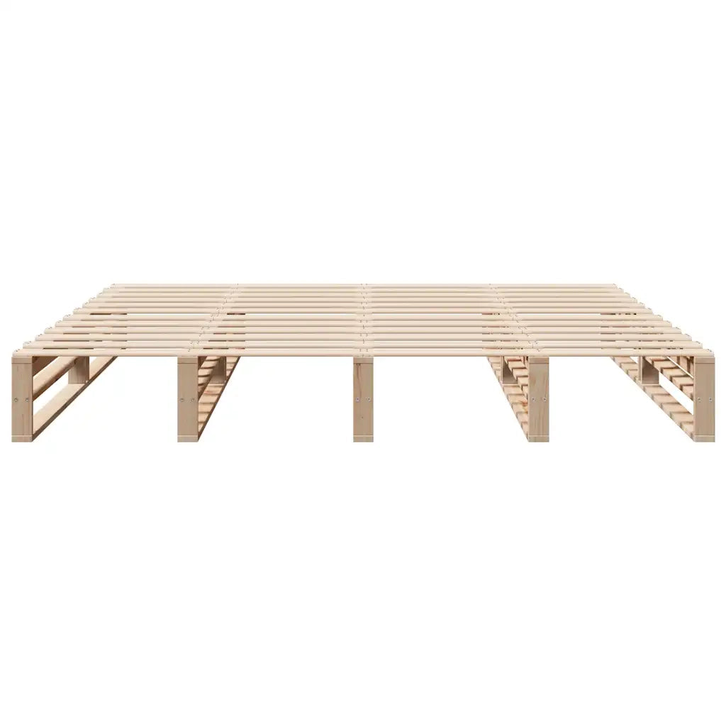 Letto senza Materasso 200x200 cm in Legno Massello di Pino 3302321