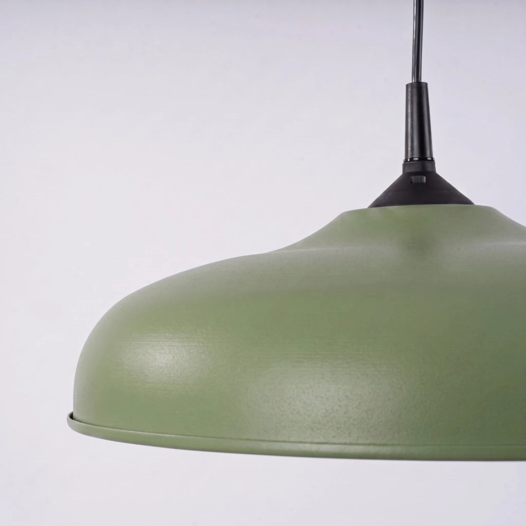 Lampada a sospensione GINA verde oliva