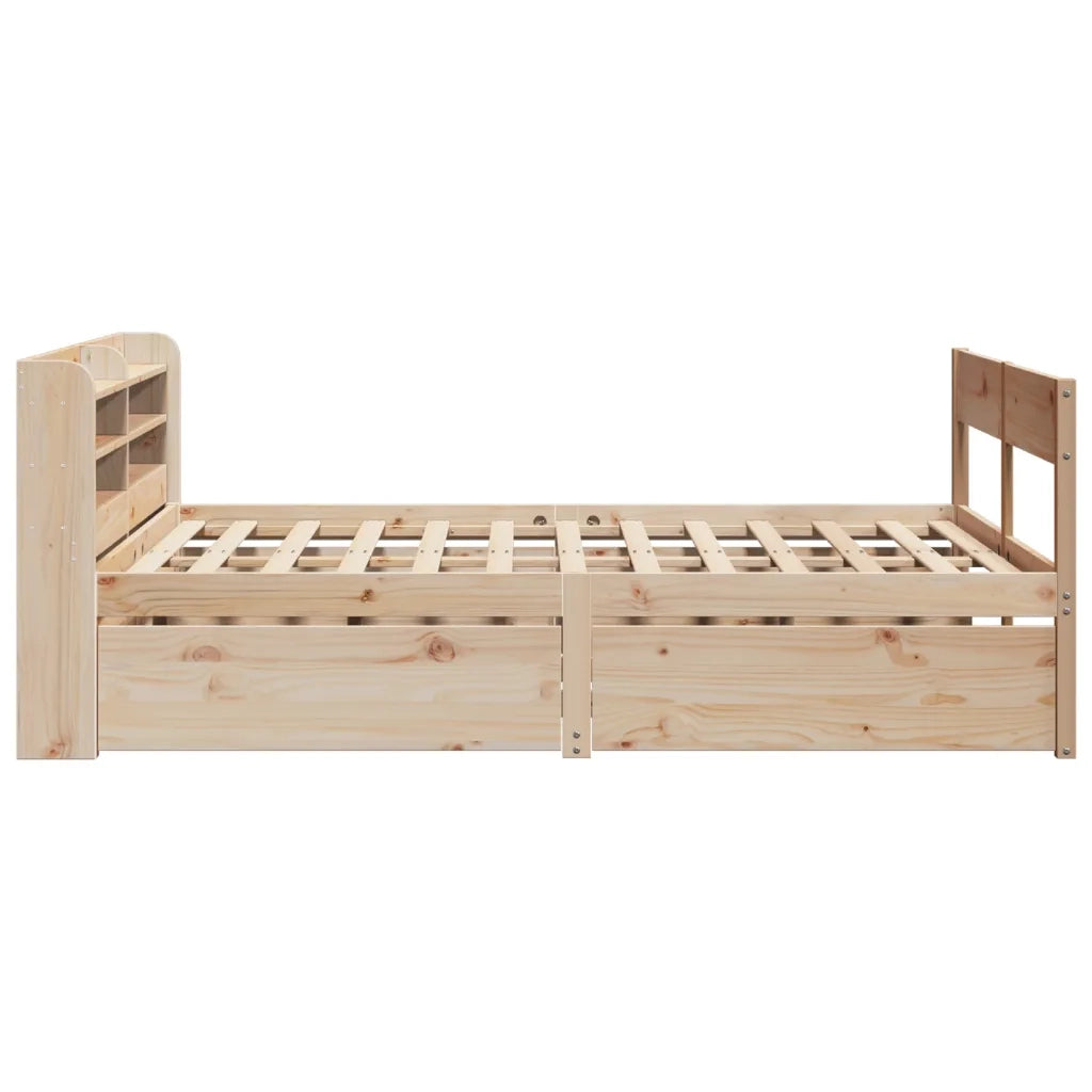 Letto senza Materasso 120x190 cm in Legno Massello di Pino
