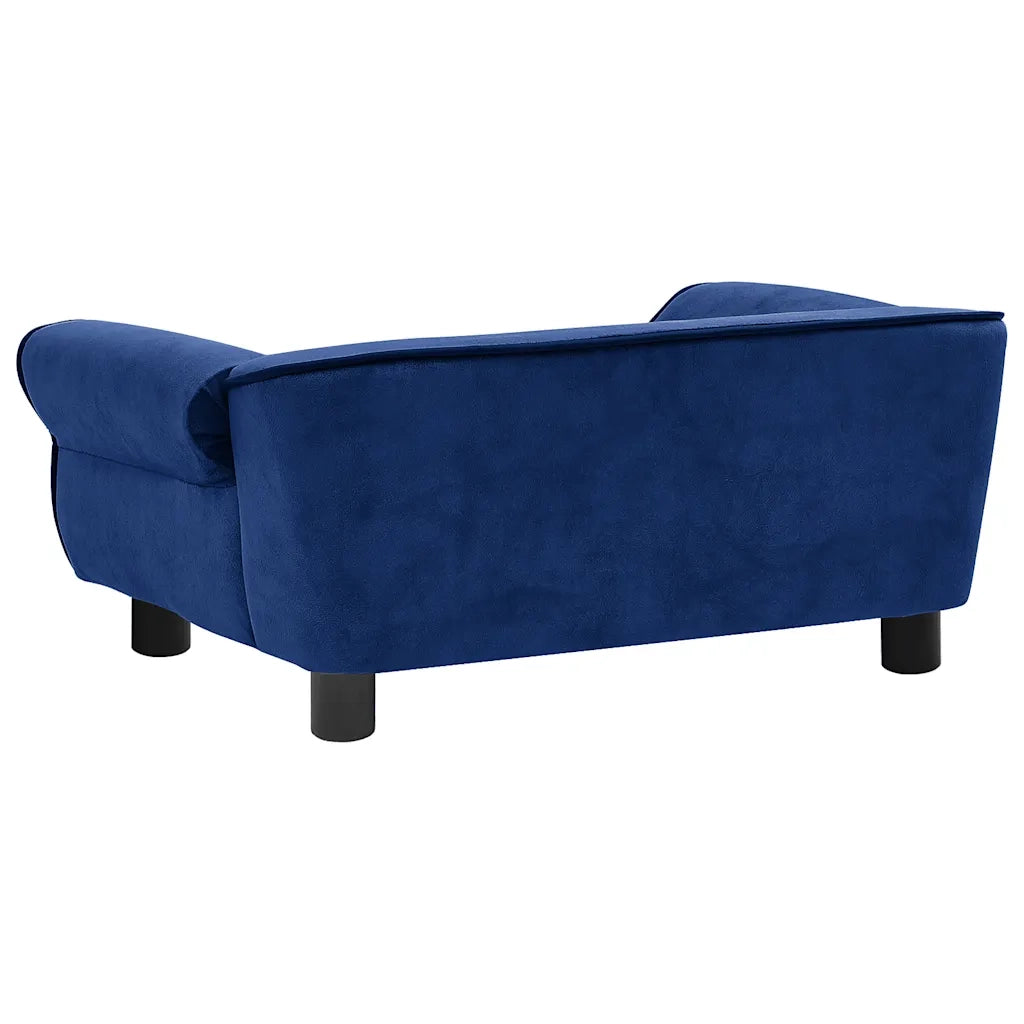 Divano per Cani Blu 72x45x30 cm in Peluche CFW6466643