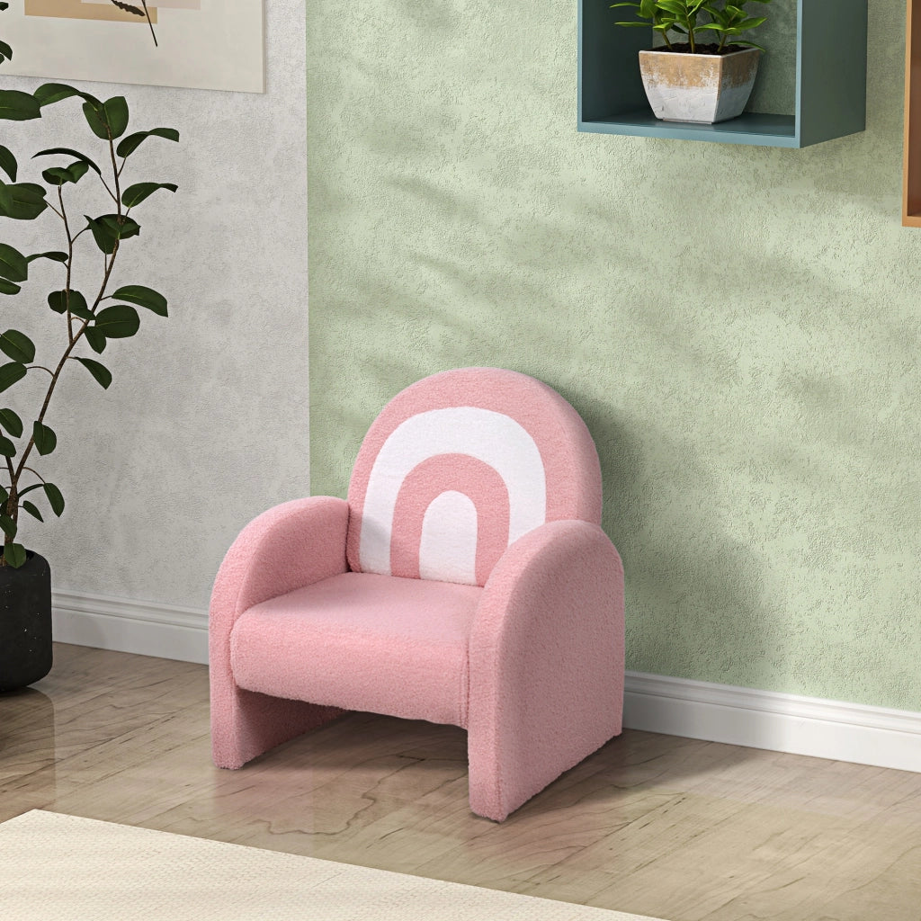 Divanetto Bambini Arcobaleno ¨C Zephmum ¨C 45x41x52 cm Rosa