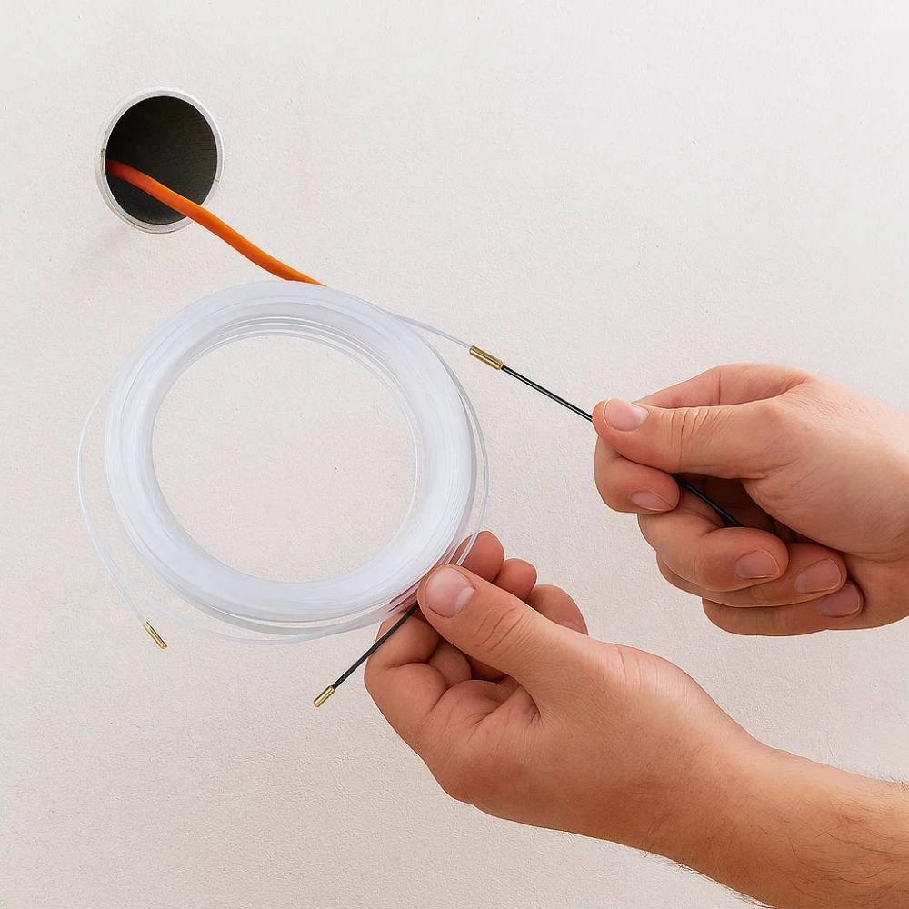 Ecova 31252 sonda passacavi professionale nylon bianco 5 metri