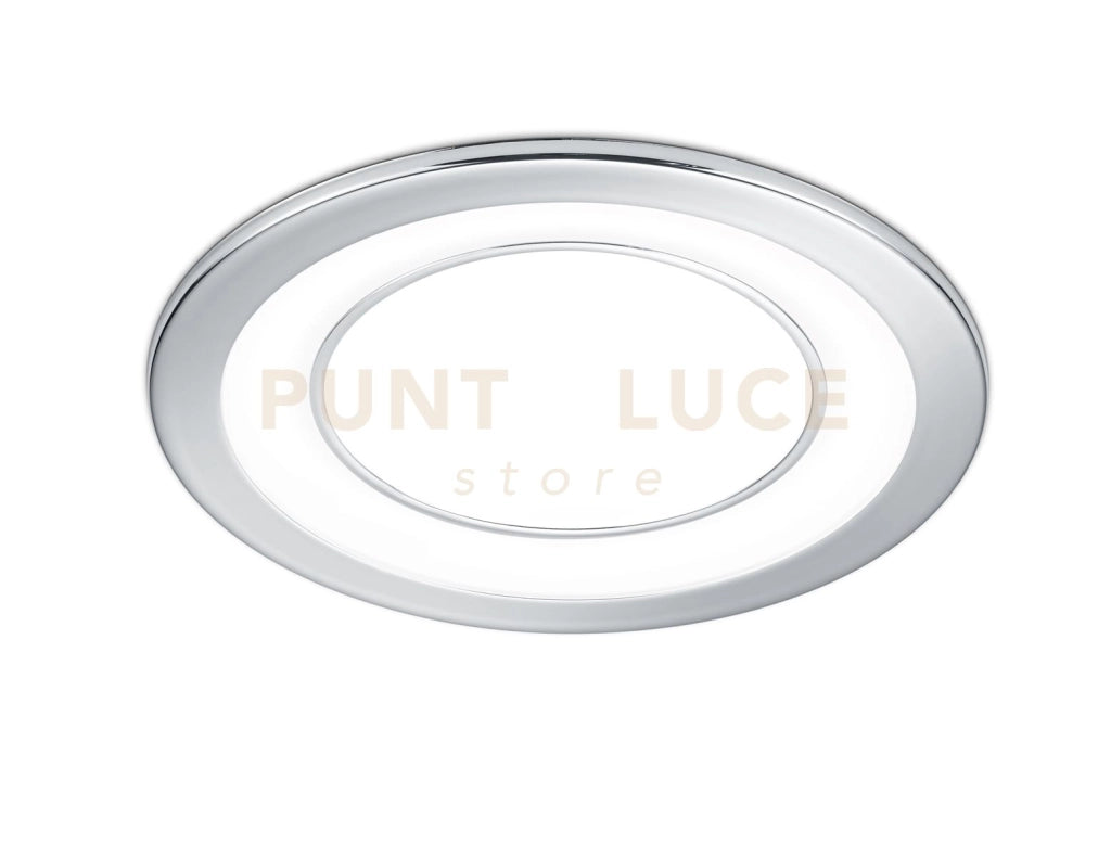 CORE FARETTO DA INCASSO PLASTICA CROMATA TRIPLA ACCENSIONE INDIPENDENTE D. 14,5CM LED 10W 1040lm, 3000K