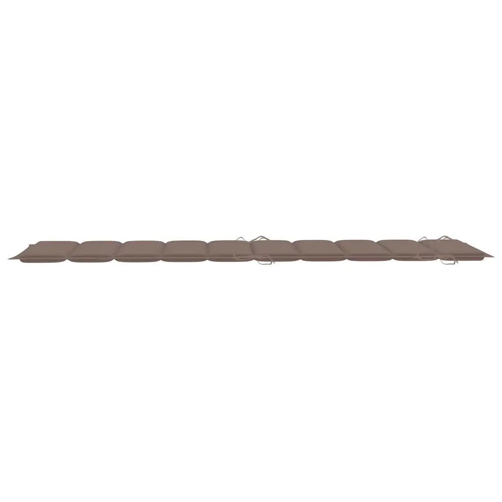Sdraio 2 pz con Cuscini in Legno Massello di Acacia cod mxl 68153