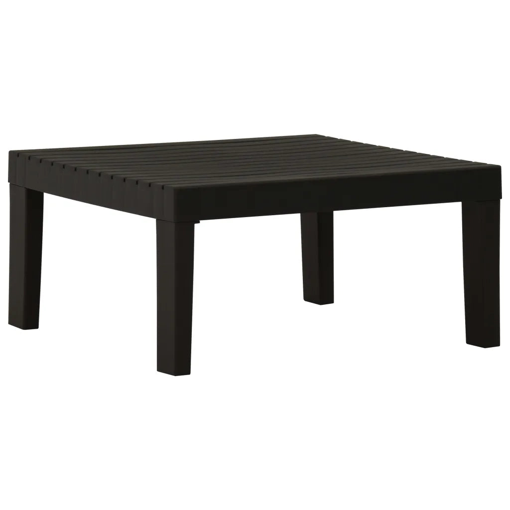 Set Divani da Giardino con Cuscini 2 pz in Plastica Grigio 315853