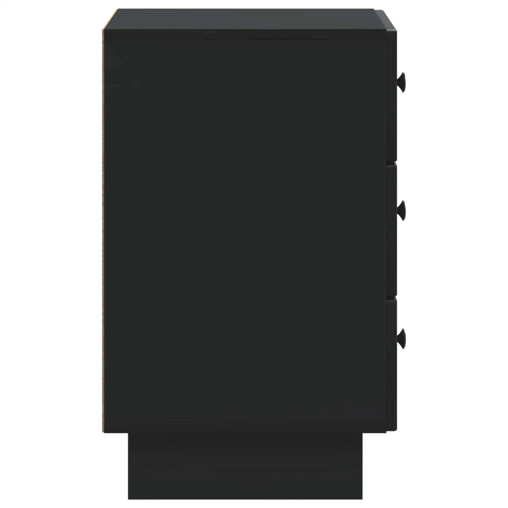 Armadio da Notte Nero 43 x 41 x 66,5 cm Legno ingegnerizzato 893866