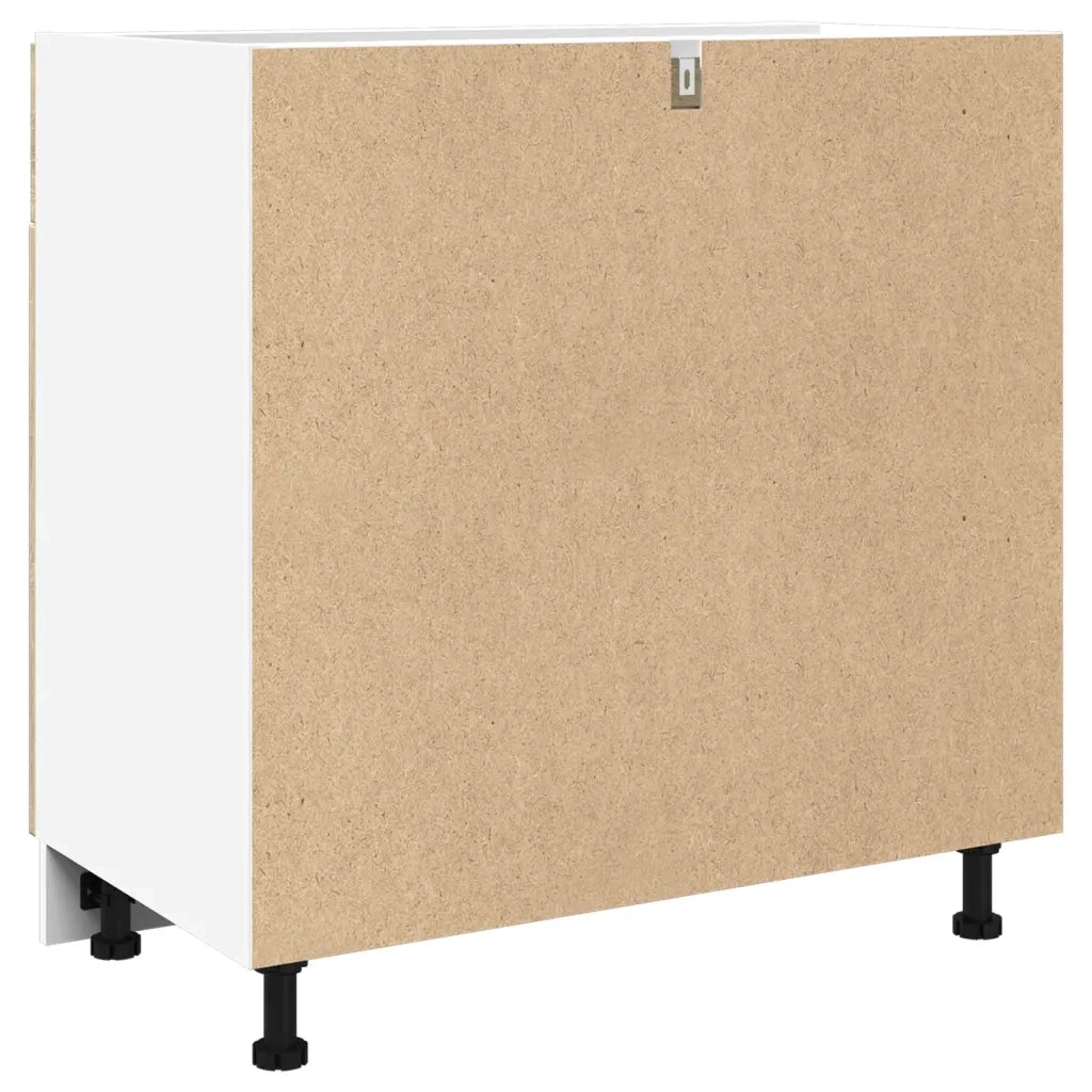 vidaXL Mobile Inferiore Cassetto “Lyon” Rovere Sonoma 80x46x81,5
