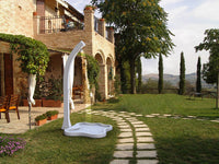 Piatto Doccia da Esterno Giardino in Polietilene HD Arkema Lake Dove Grey