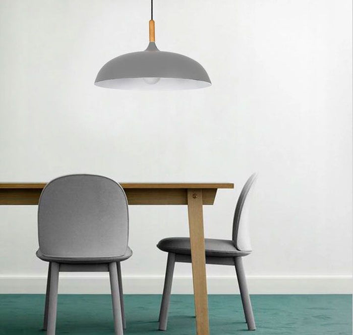 Lampada Da Soffitto Anzo Grigia